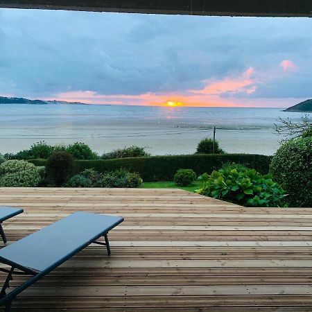 Ferienwohnung Cocoon Au Bord De L'Eau Saint-Michel-en-Grève Exterior foto