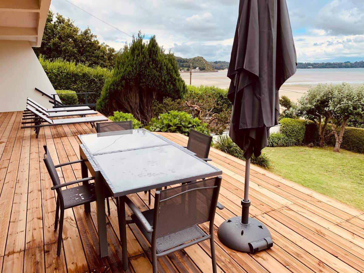 Ferienwohnung Cocoon Au Bord De L'Eau Saint-Michel-en-Grève Exterior foto