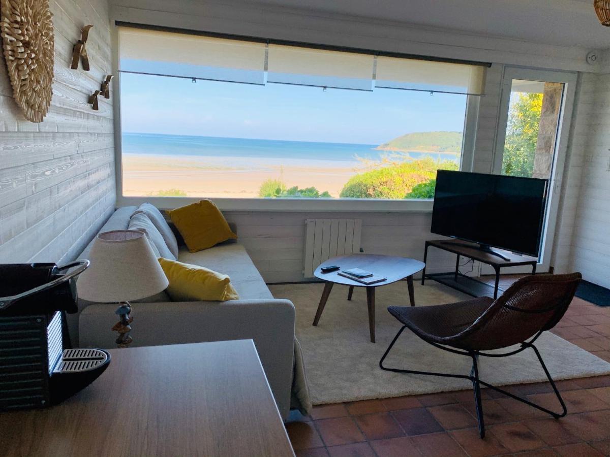 Ferienwohnung Cocoon Au Bord De L'Eau Saint-Michel-en-Grève Exterior foto