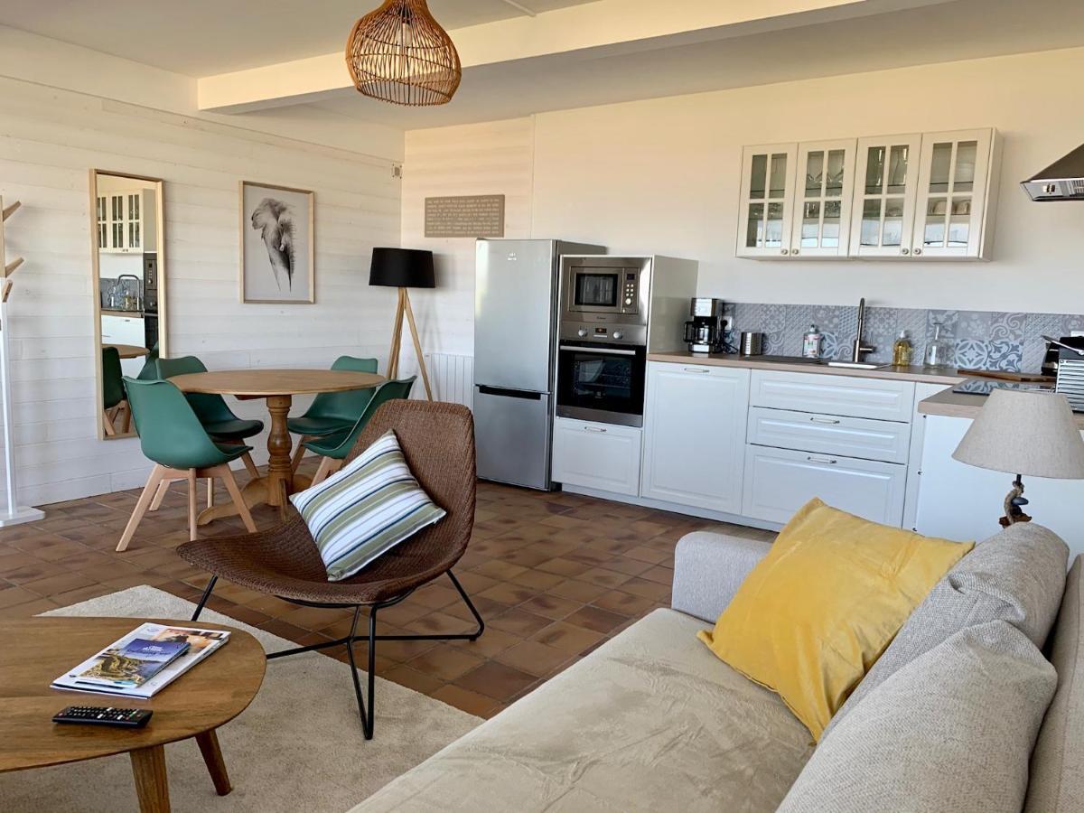 Ferienwohnung Cocoon Au Bord De L'Eau Saint-Michel-en-Grève Exterior foto