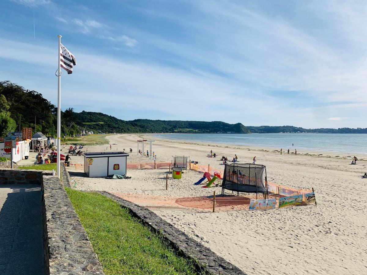 Ferienwohnung Cocoon Au Bord De L'Eau Saint-Michel-en-Grève Exterior foto